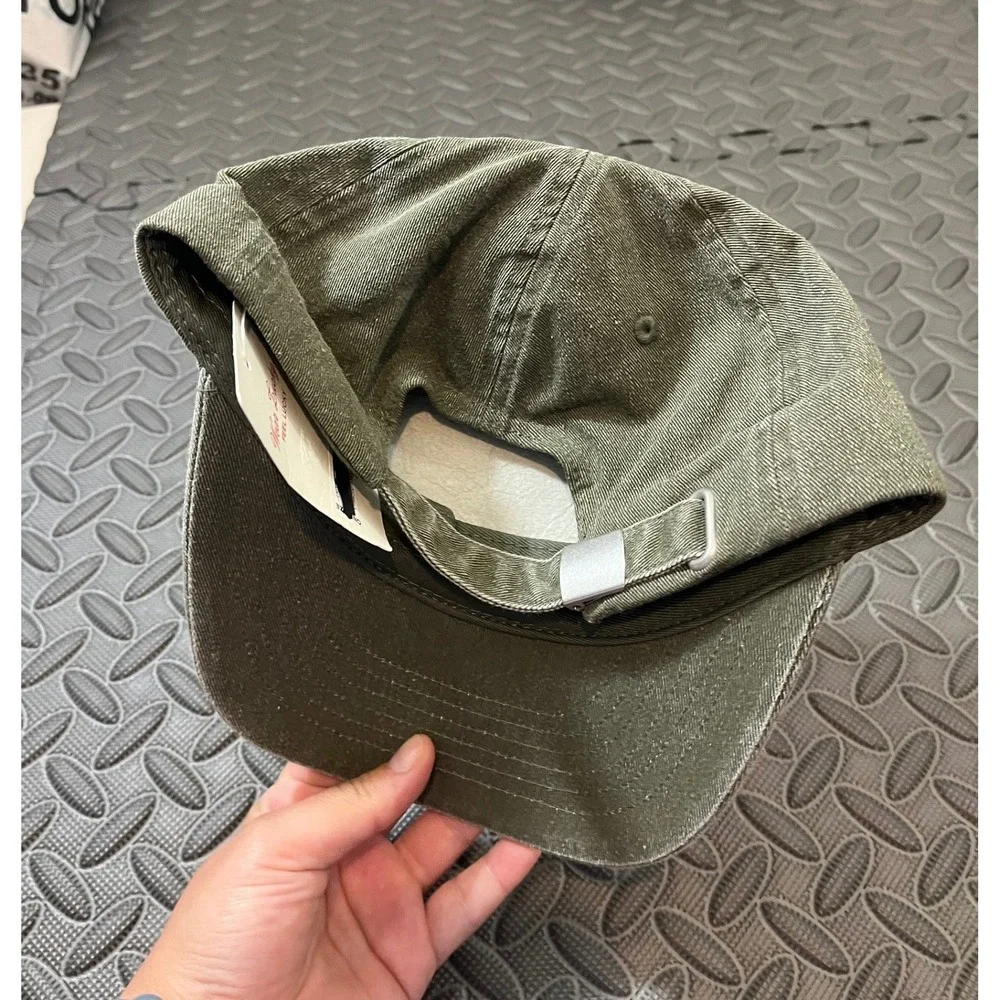 Lucky Brand Rolling Stones‎ Hat Mens OS Green It's Only Rock n Roll Baseball Cap